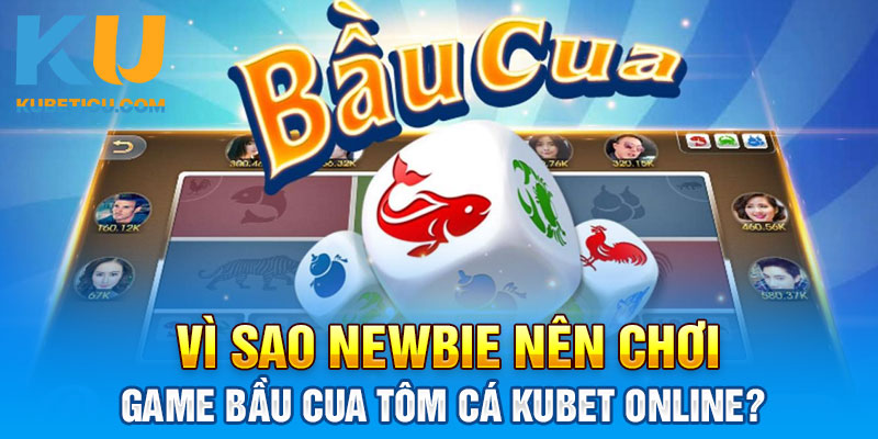 Vì sao newbie nên chơi Game Bầu Cua Tôm Cá Kubet online?